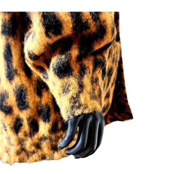 Palm Angels Animalier Brushed Cardigan 'Brown/Black' Size L - Picture 7 of 16